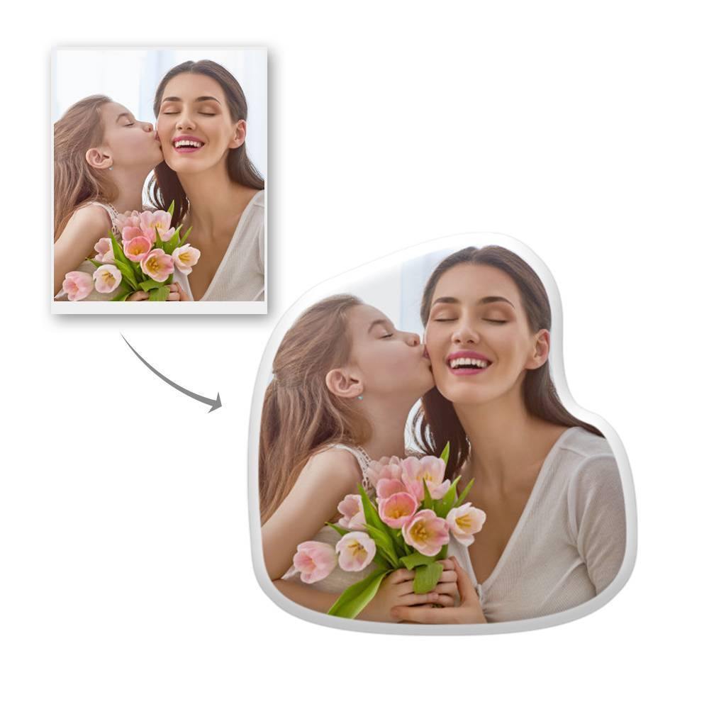 Mothers Day Gift - Custom Photo Face Pillow 3D Portrait Pillow - soufeelmy