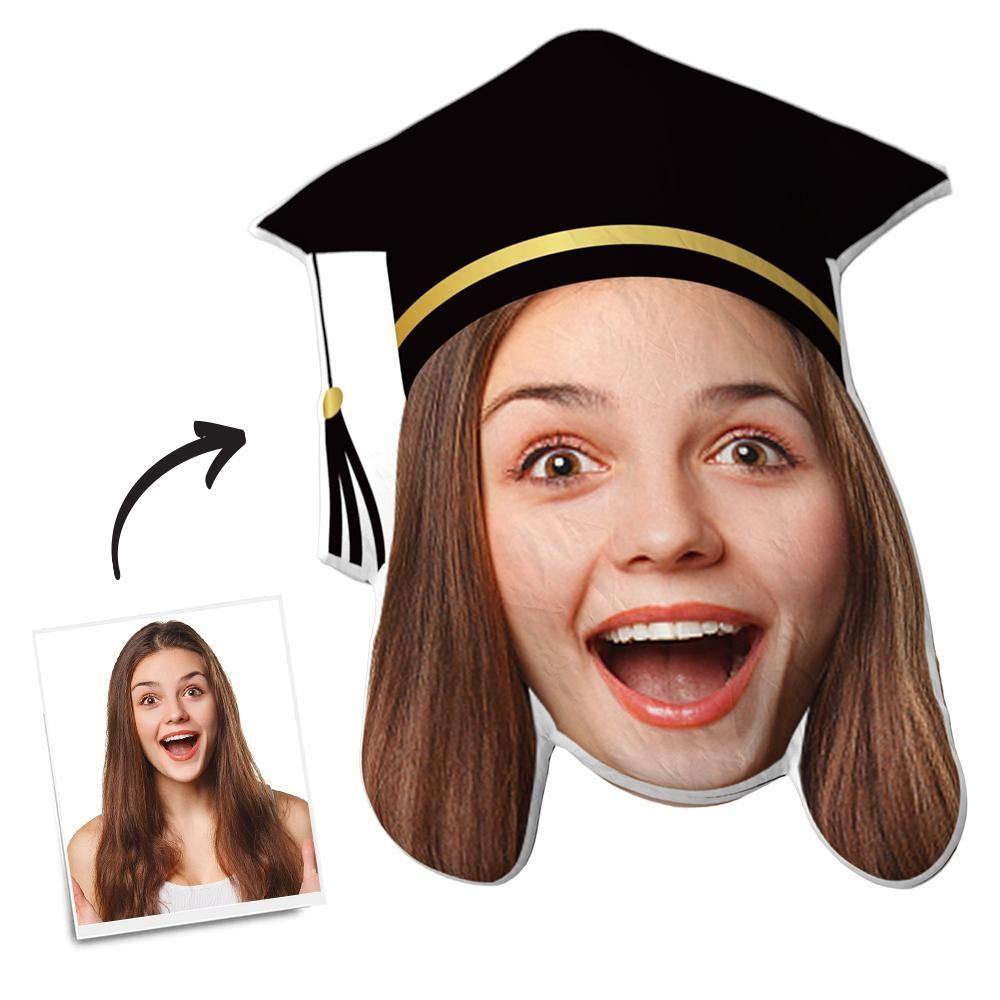 Custom Graduate Photo Pillow, High School Graduation, College Student Gift, Care Package Gift, Comfort Gift 30*40cm - soufeelmy