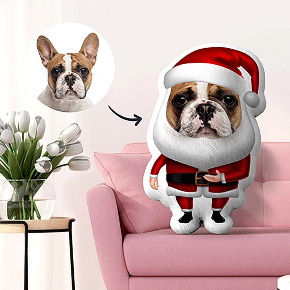 Custom Photo Head Christmas Pillow Gifts for Dog - soufeelmy