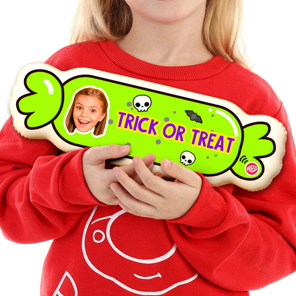 Christmas Minime Gift Custom Christmas Minime Throw Pillow Funny Trick or Treat Doll - soufeelmy
