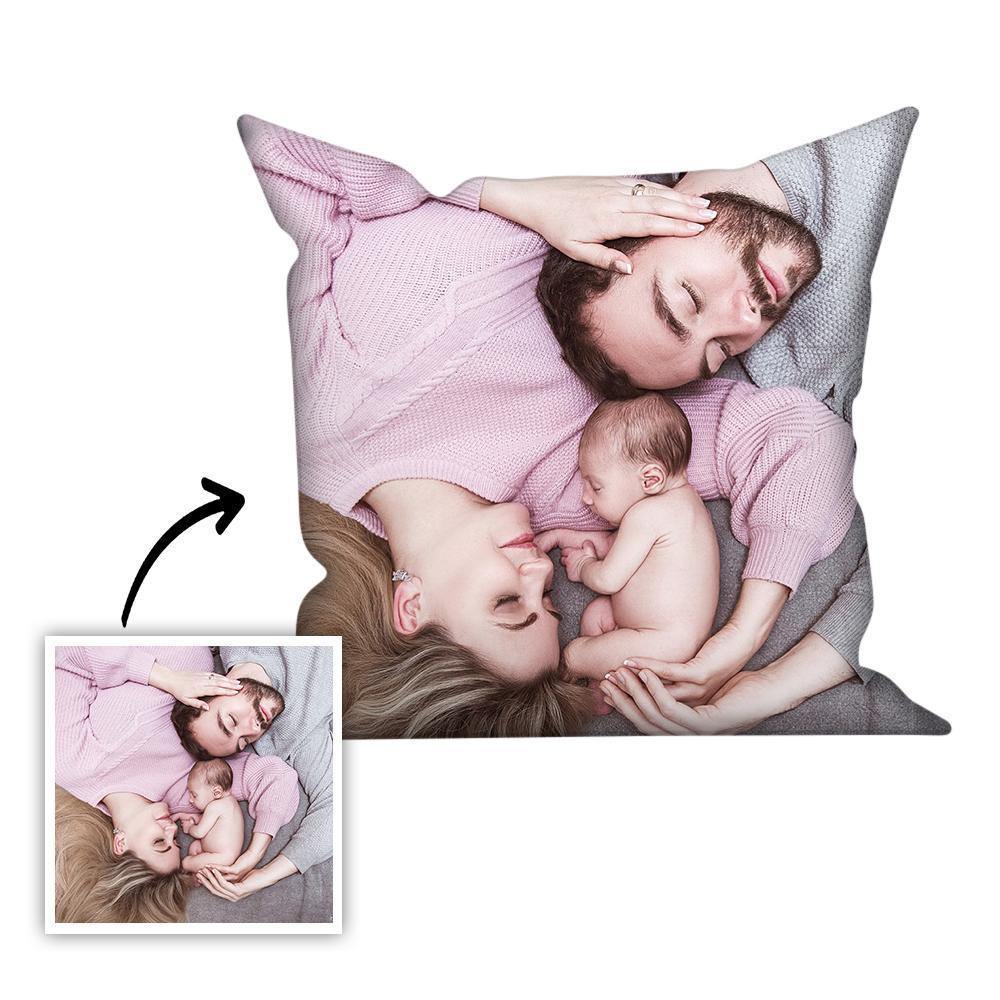 Custom Pillow Case Photo Throw Gift for Family 18*18cm - soufeelmy