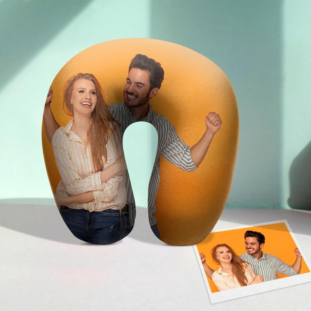 Custom Photo U-Shaped Pillow Comfortable Nursing Pillow -Couple - soufeelmy