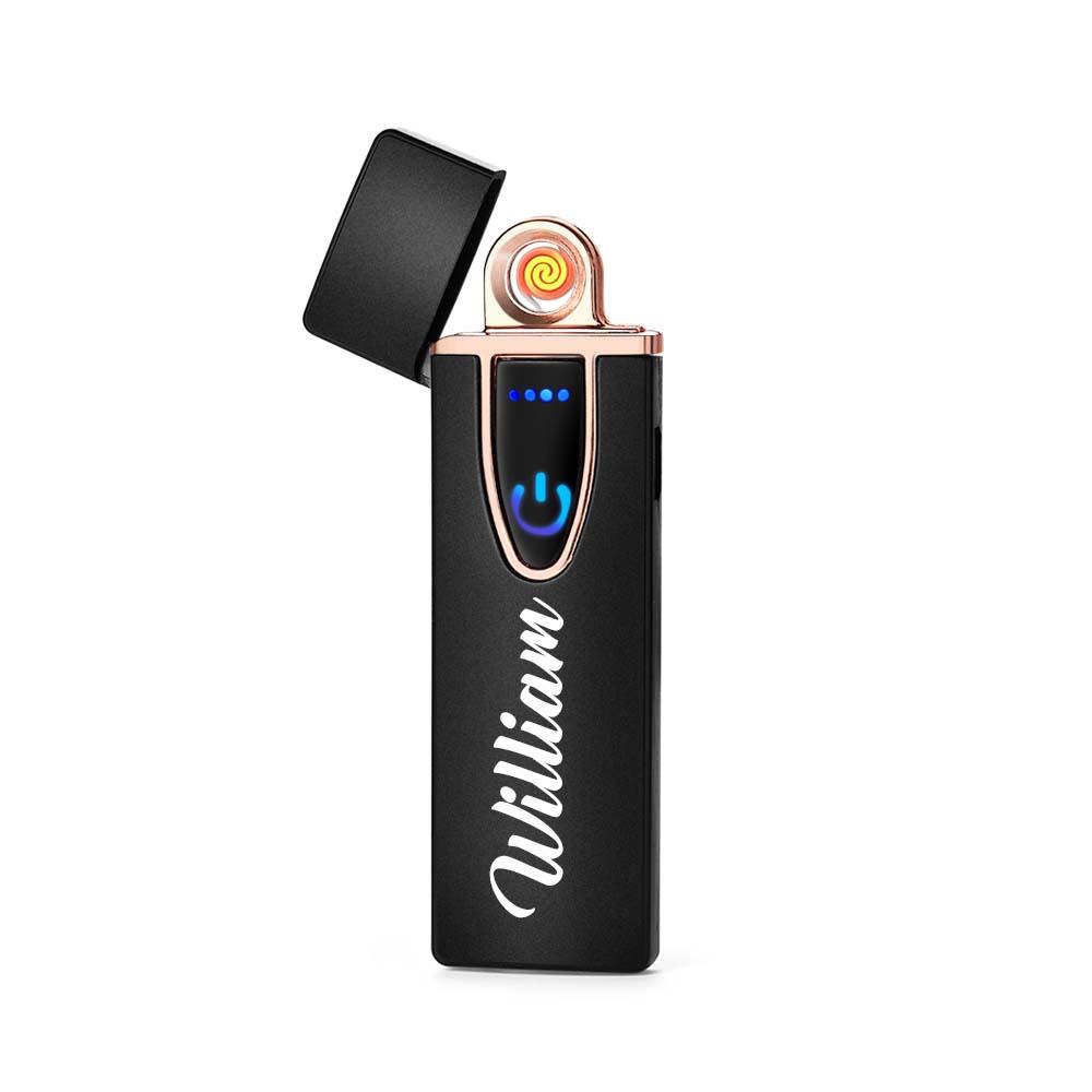 Personalized Black Engraved Lighter Bachelorette Party Favor Gift Best Man Gift for Him - soufeelmy