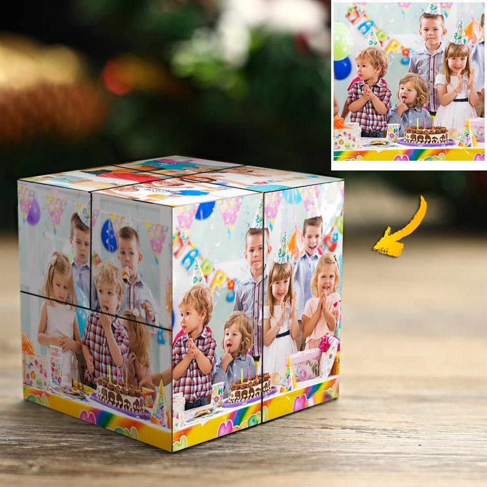 Photo Frame Multiphoto Colorful Rubic's Cube