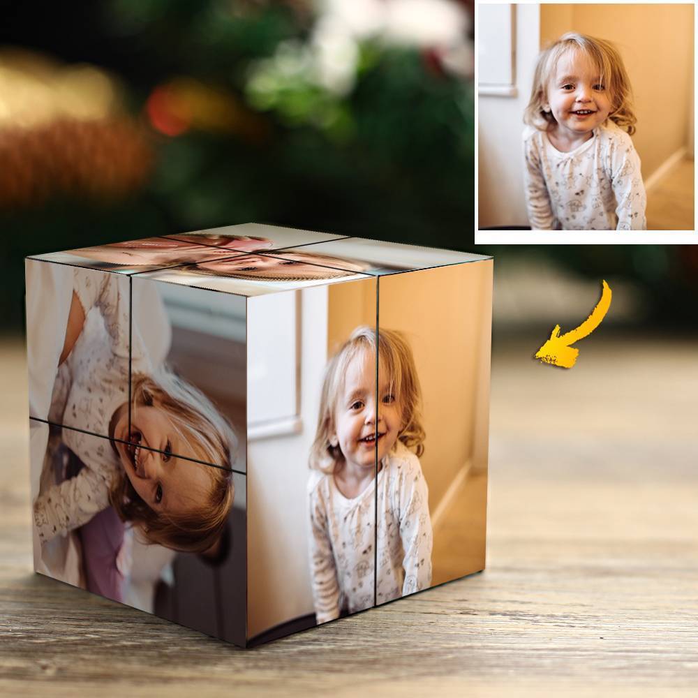 Folding Picture Cube Custom Best Gifts - 