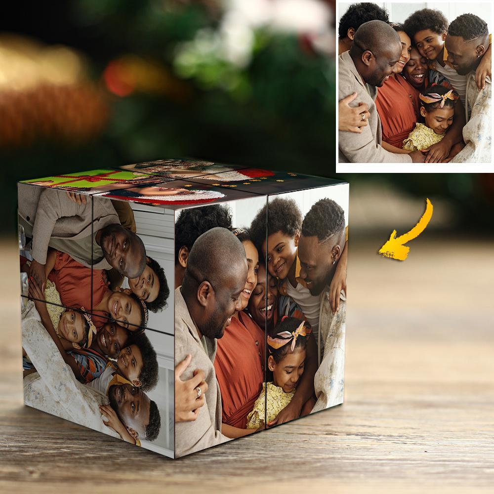 Custom Photo Frame Multiphoto Rubic's Cube Baby's Gift - 
