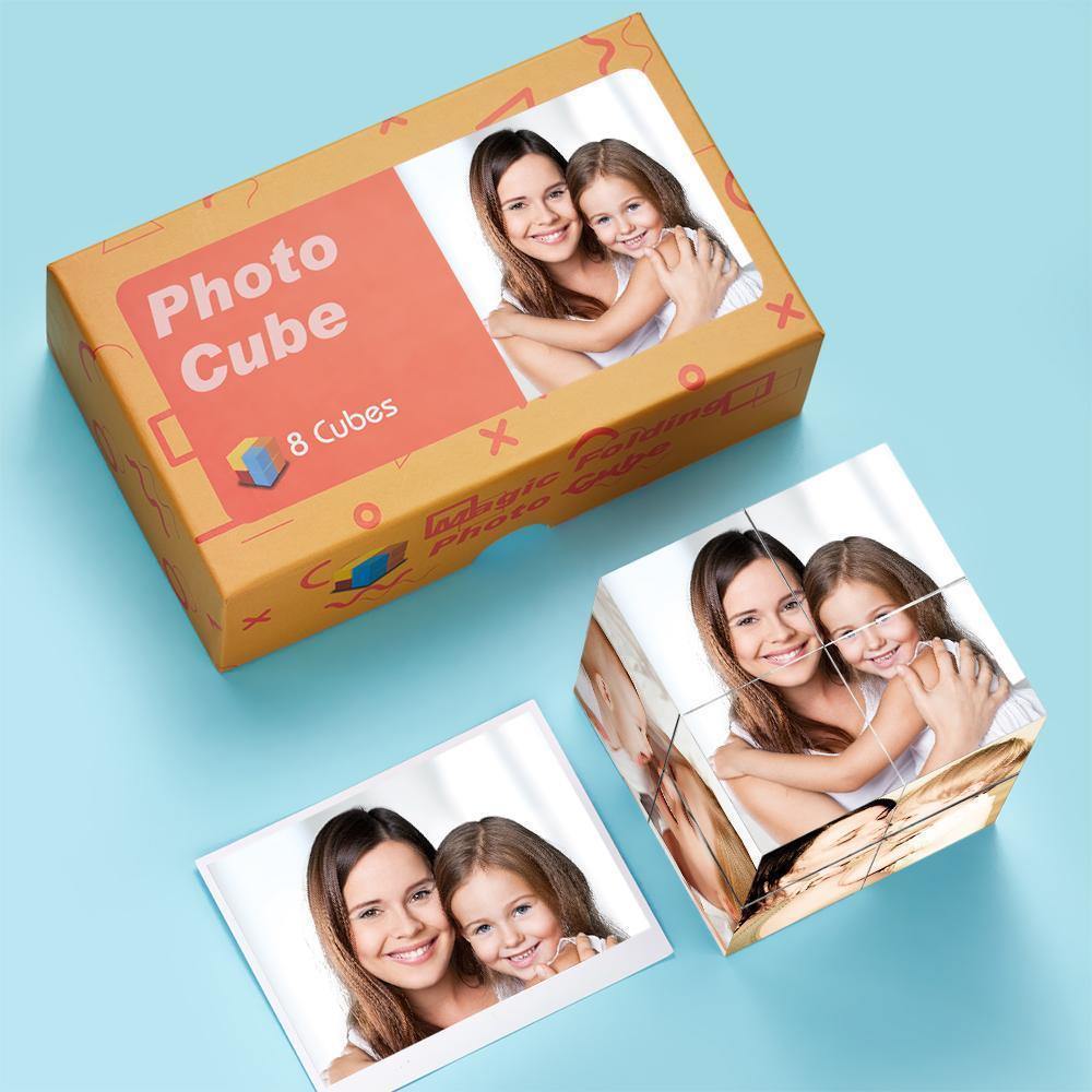 Custom Photo Frame Multiphoto Rubic's Cube for Family