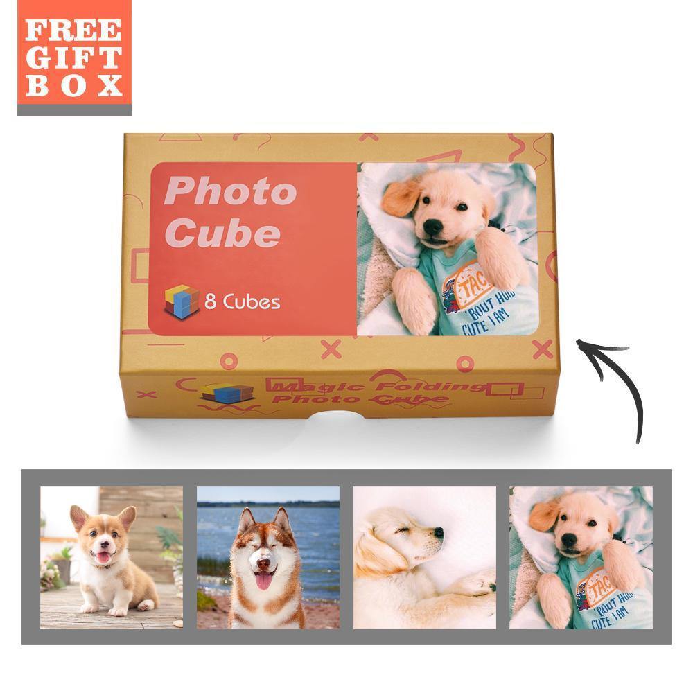 Custom Photo Frame Multiphoto Rubic's Cube Cute Pet