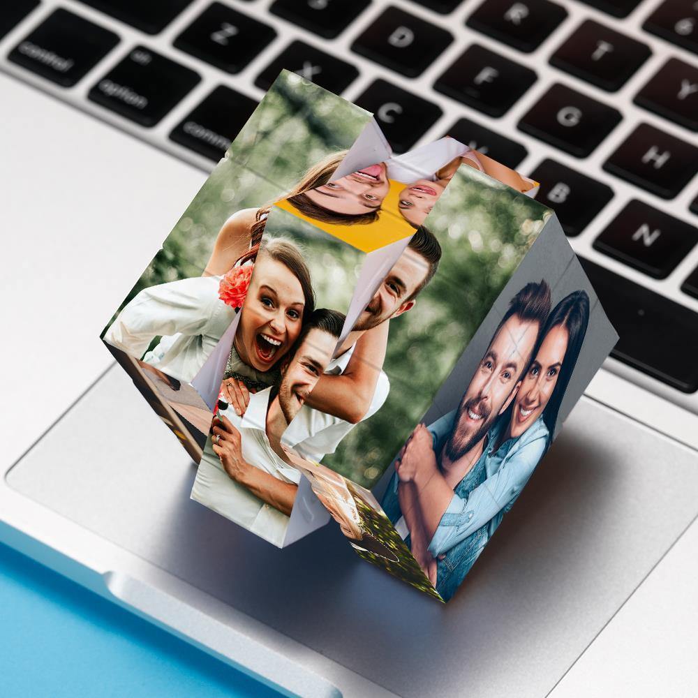 Custom  Multiphoto Rubic's Cube Gifts for Her