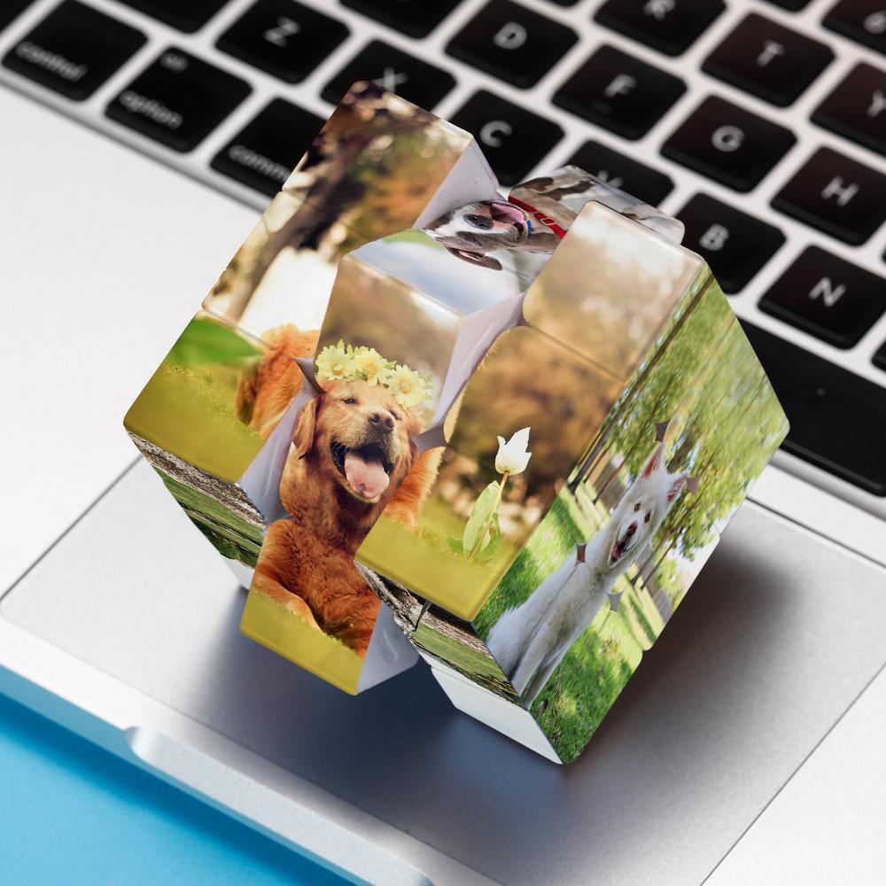 Custom Photo Rubic's Cube Six Pictures Gifts