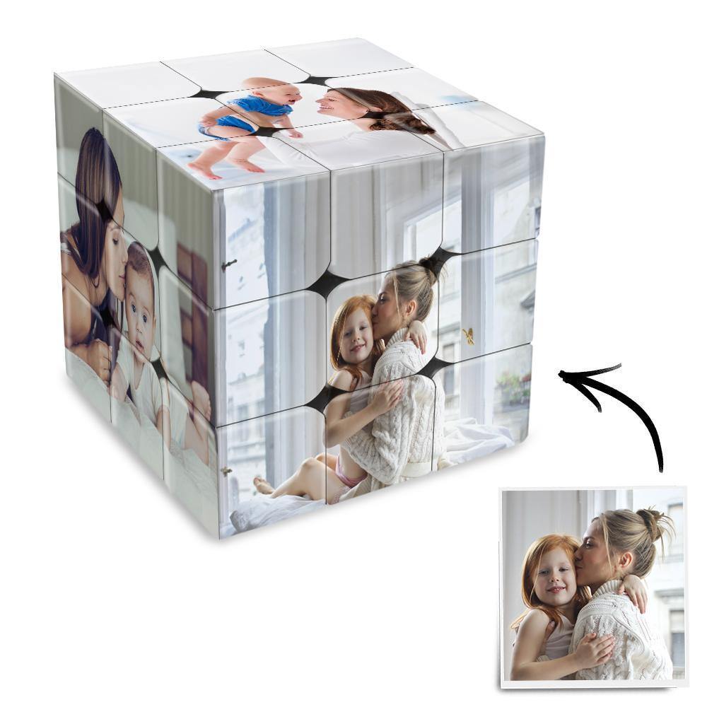 Multiphoto Rubic's Cube Personalized  Six Pictures Mother's Gifts