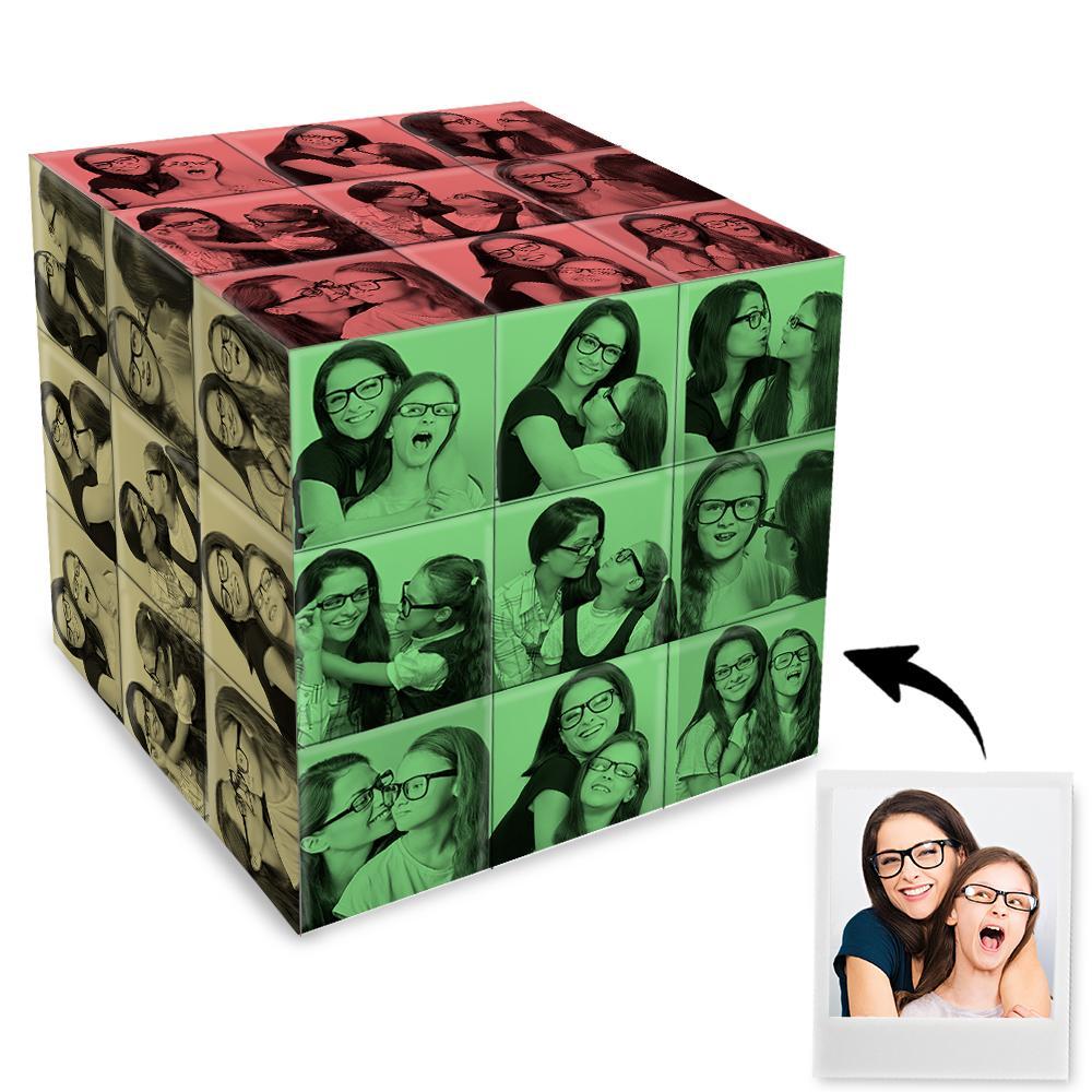 Photo Frame Multi Filter Decoration Multiphoto Colorful Rubic's Cube Gift For Mother's Day