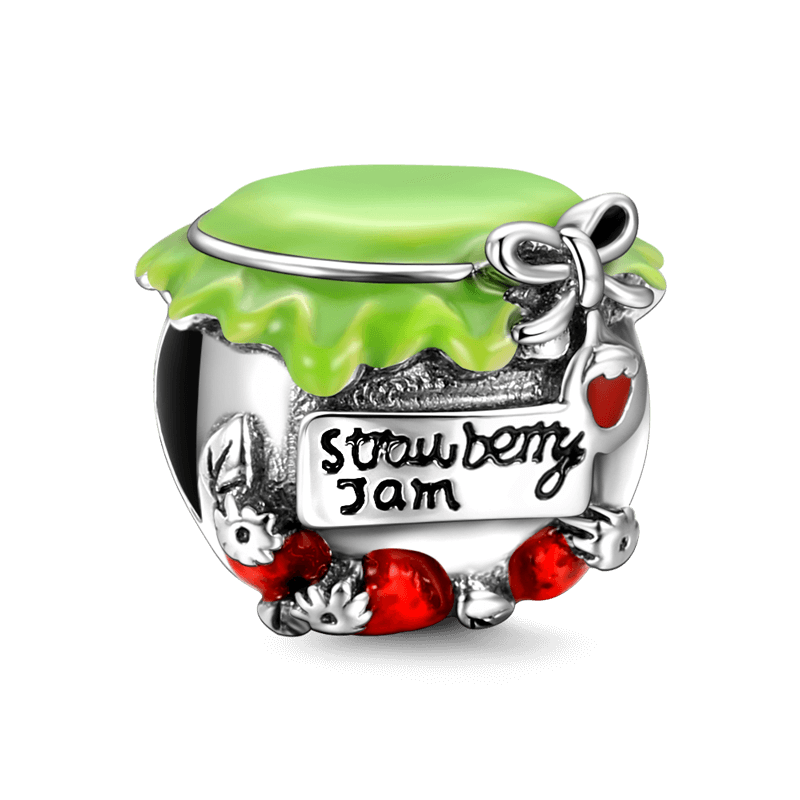 Strawberry Jam Charm Silver - soufeelus