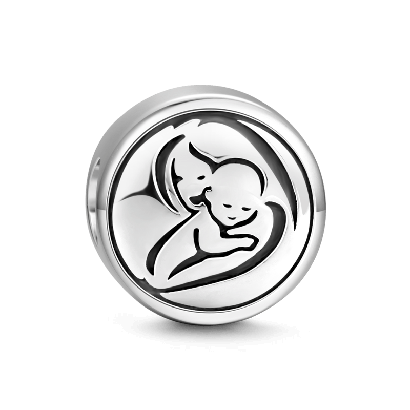 Mother and Son Charm Silver - soufeelus