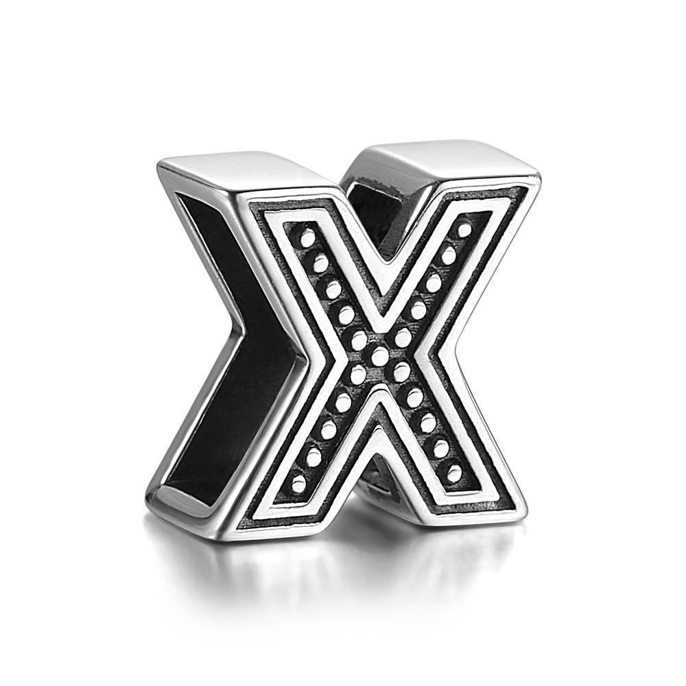 Initial Letter X Charm - Reflexions Charms - soufeelus