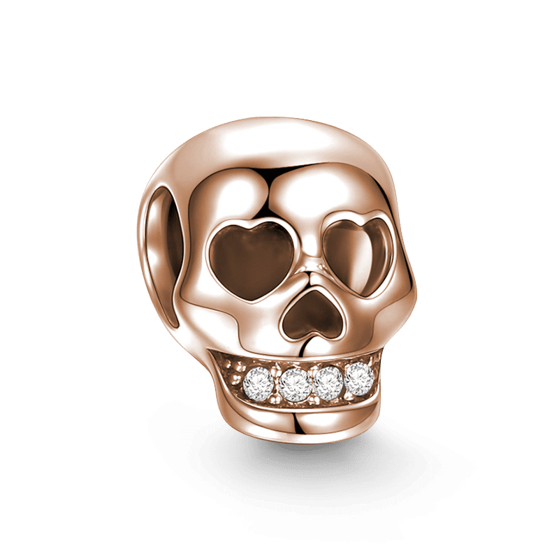 Skull Charm Rose Gold - soufeelus