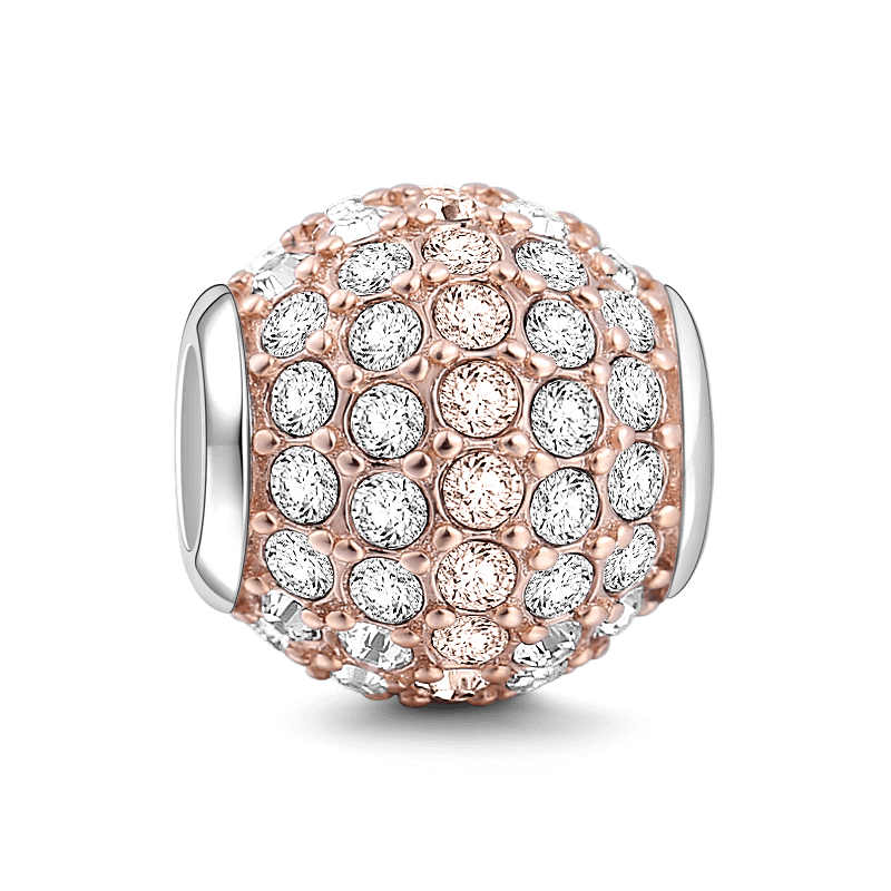 Radiance Charm Rose Gold Plated Silver - soufeelus