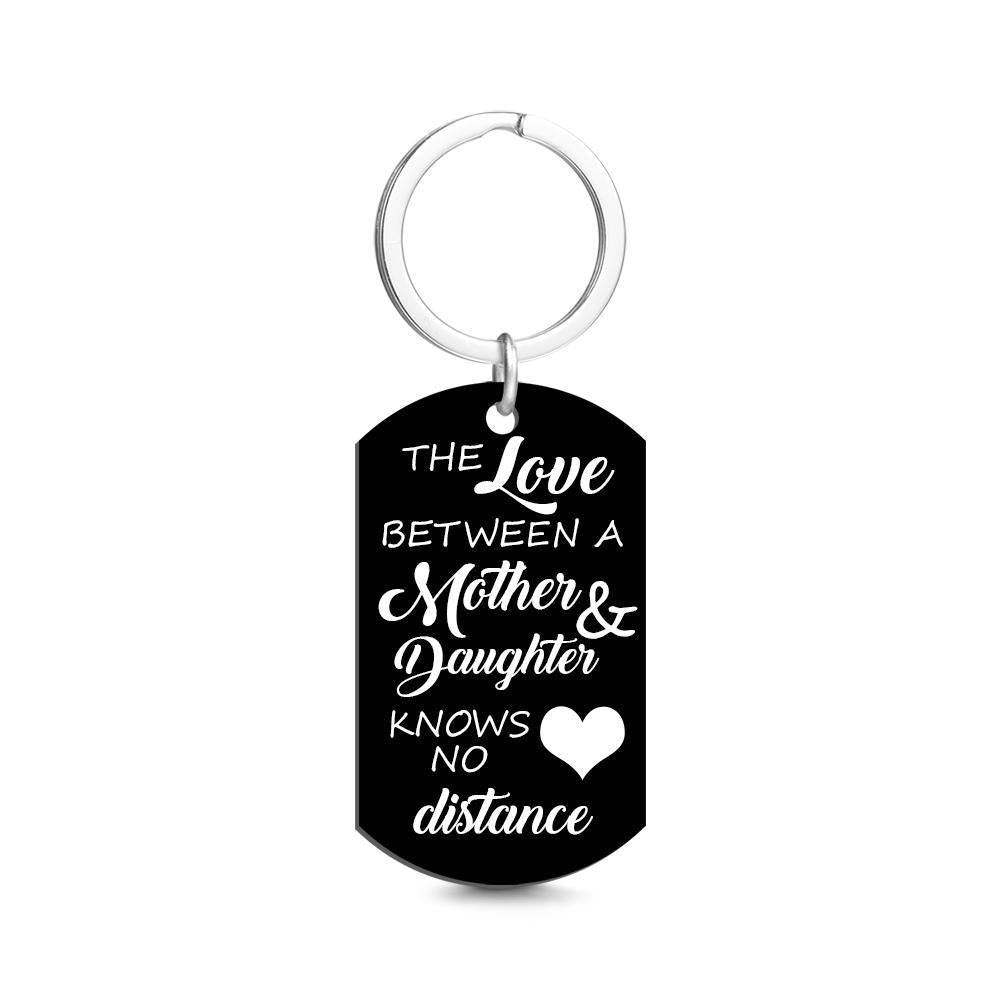Photo Engraved Tag Keychain Memory Gifts