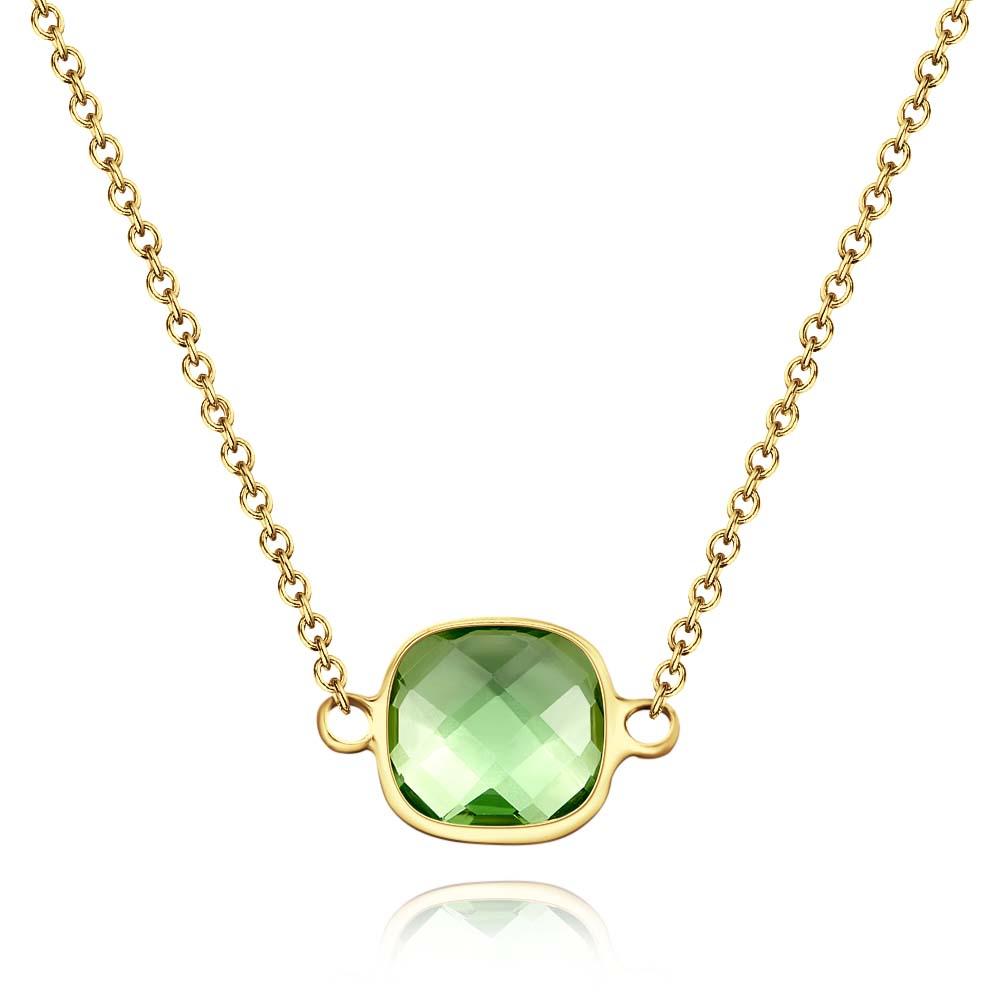 Custom Birthstone Necklace Simple Unique Romantic Gifts - soufeelmy