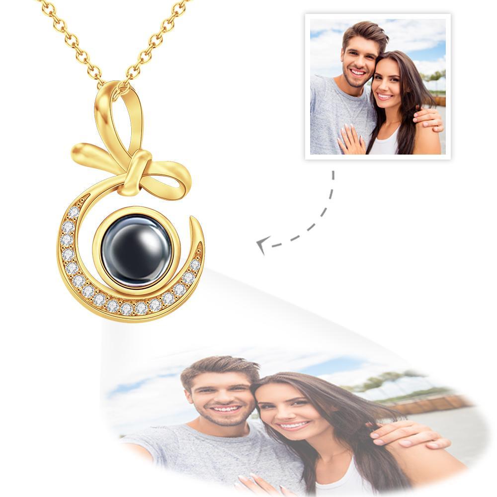 Custom Projection Necklace Unique Design Couple Gifts - soufeelmy