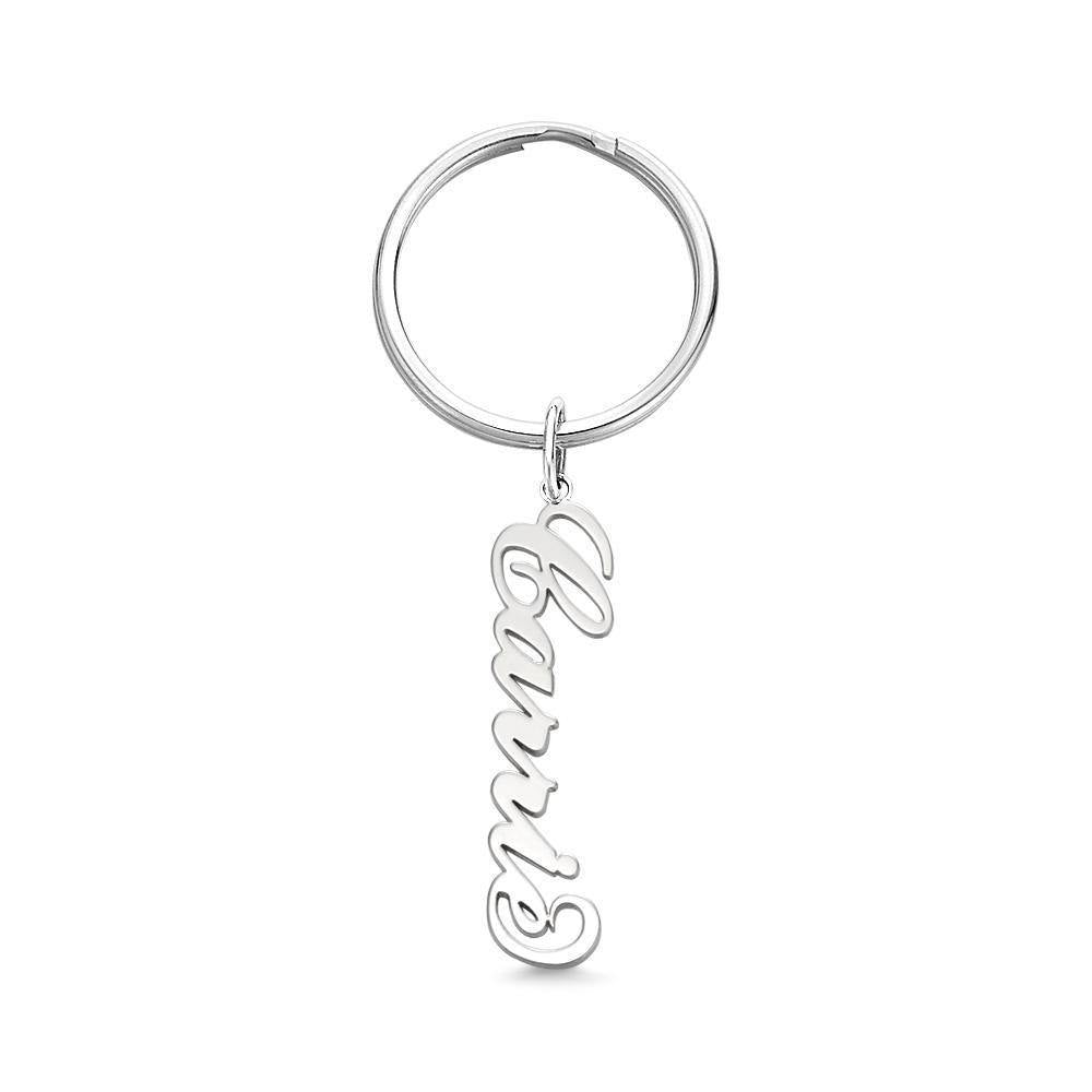 Custom Name Keychain Silver - 