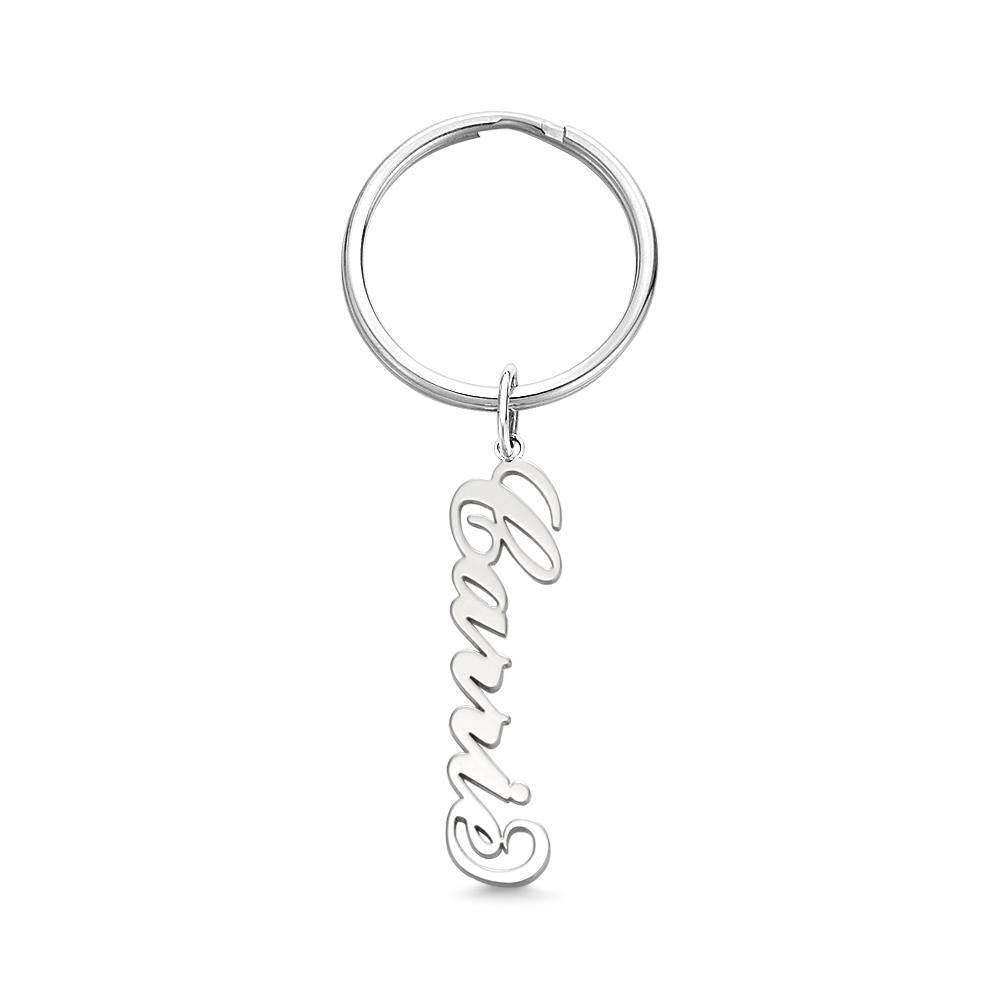 Custom Name Keychain Gold Plated -