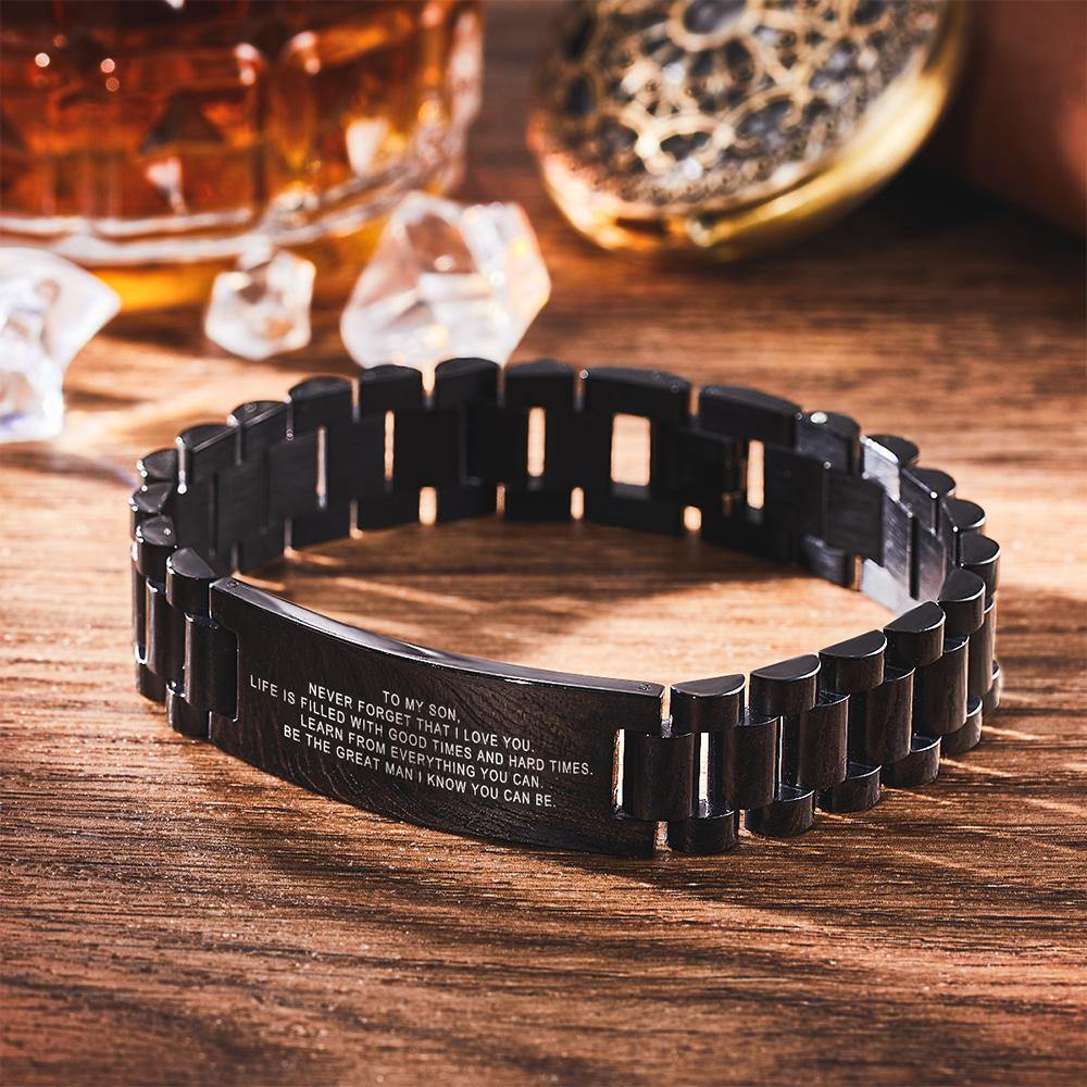 Custom Engraved Bracelet Unique Memorial Gift - soufeelus