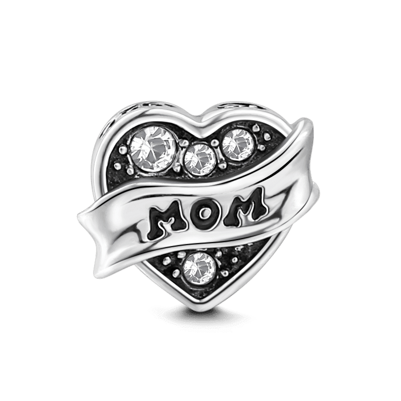 Mom Heart Petite Locket Charm - soufeelus