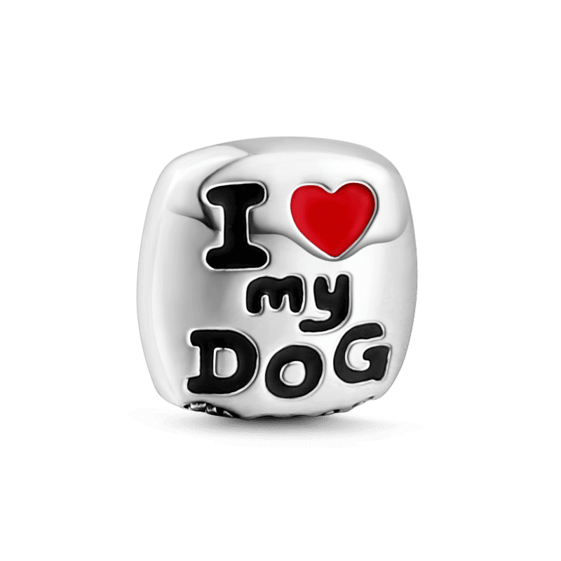 I Love My Dog Petite Locket Charm - soufeelus