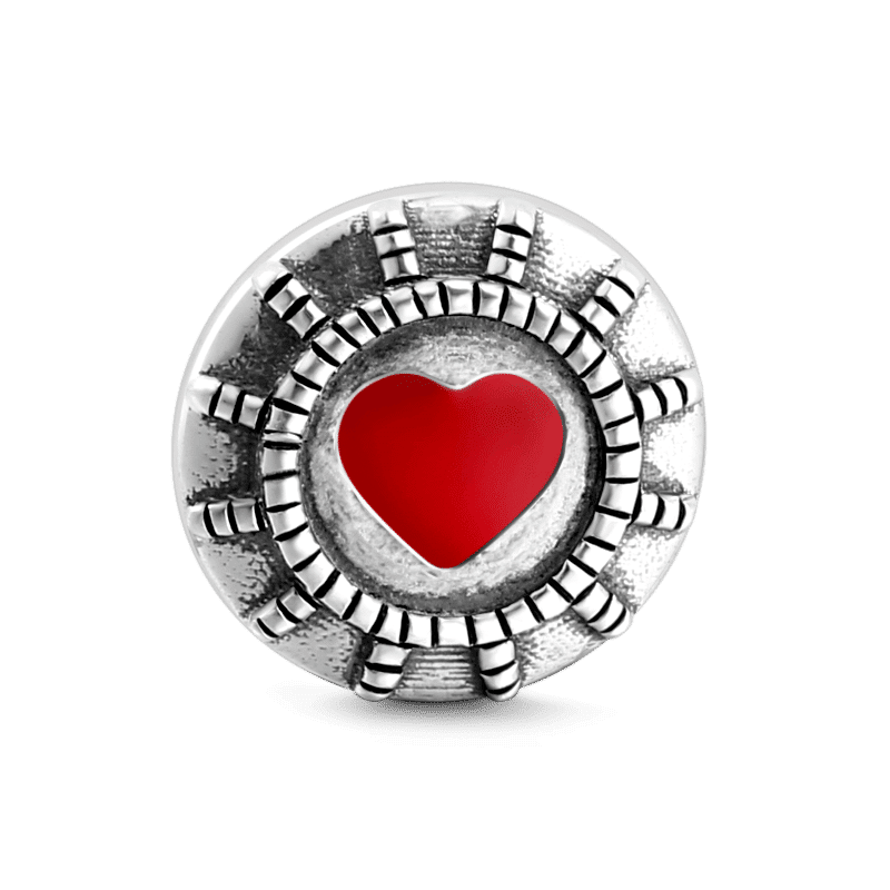 Red Heart Petite Locket Charm - soufeelus