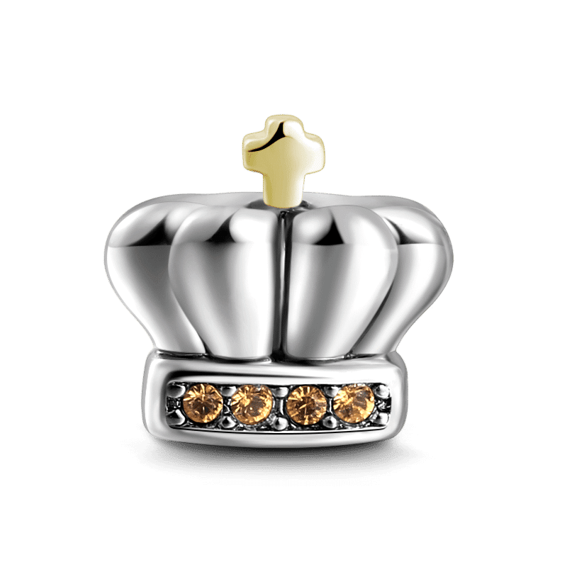 Crown Petite Locket Charm - soufeelus