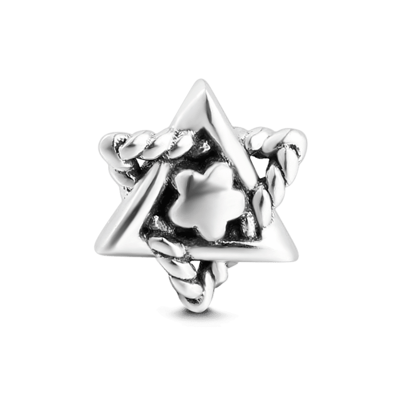 Hexagram Petite Locket Charm - 