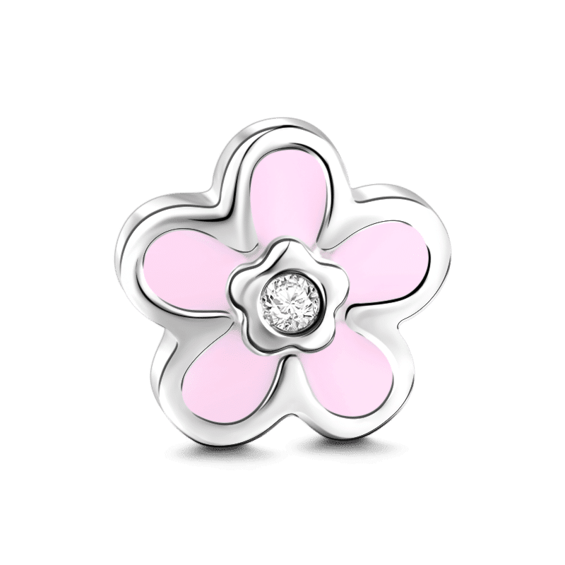 Flower Petite Locket Charm - 
