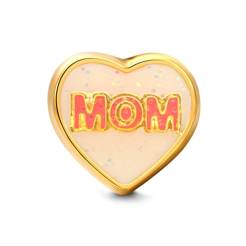 Soufeel Heart Shape Mom Locket Charm For Locket Necklace - soufeelmy