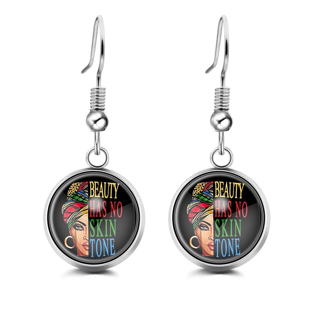 Photo Earrings Drop Earrings Unique Gifts For Her With Text - soufeelmy