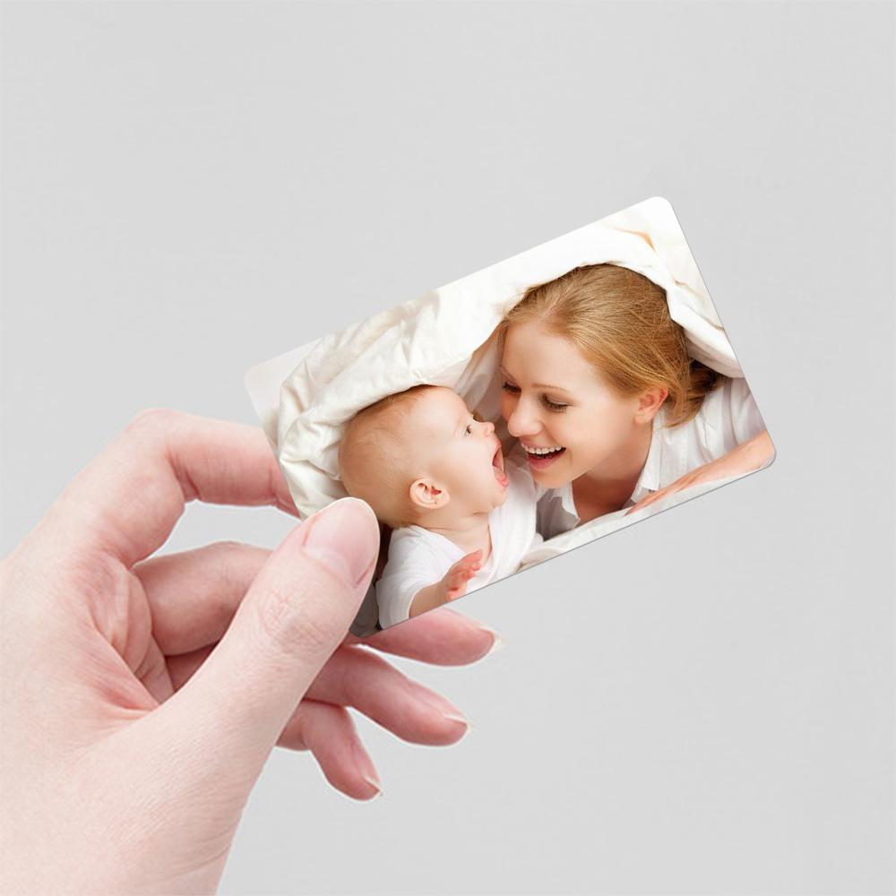 Custom Photo Wallet Insert Card Mother's Gifts Card - soufeelmy