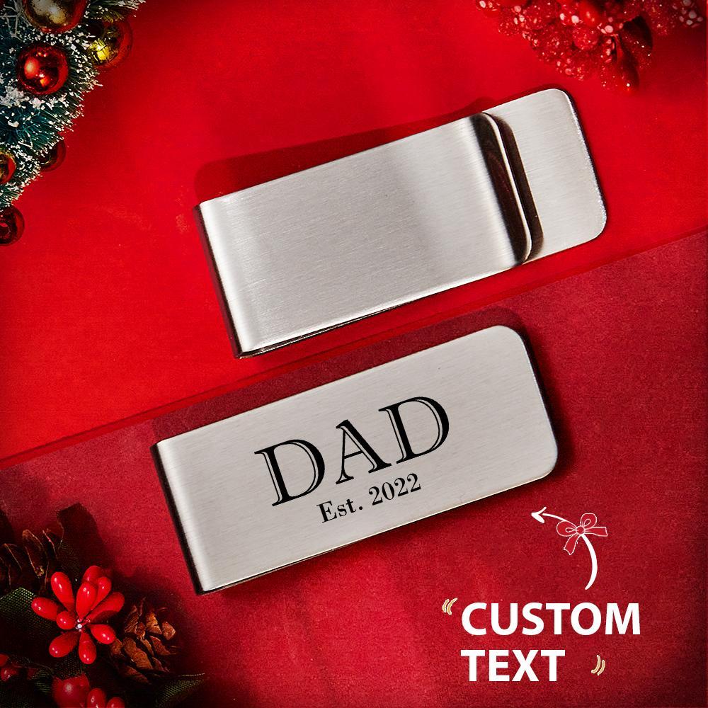 Custom Money Clips Personalized Name Money Clips Gift for Father Lover Husband - soufeelmy