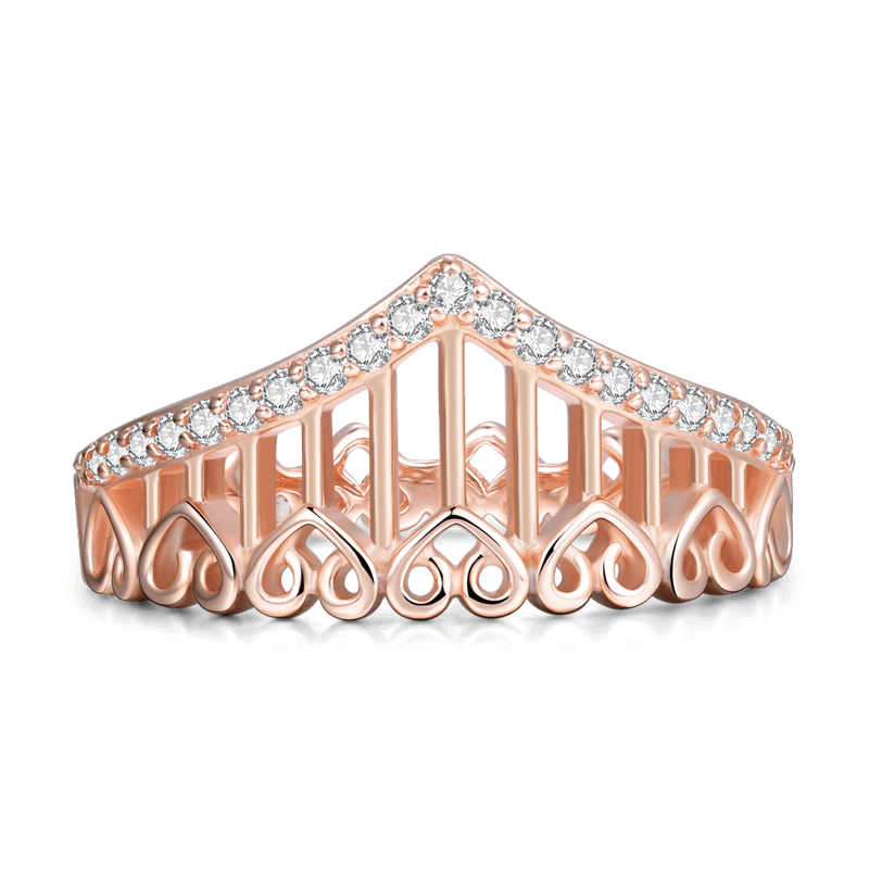 Little Princess Ring Rose Gold 925 Sterling Silver - 
