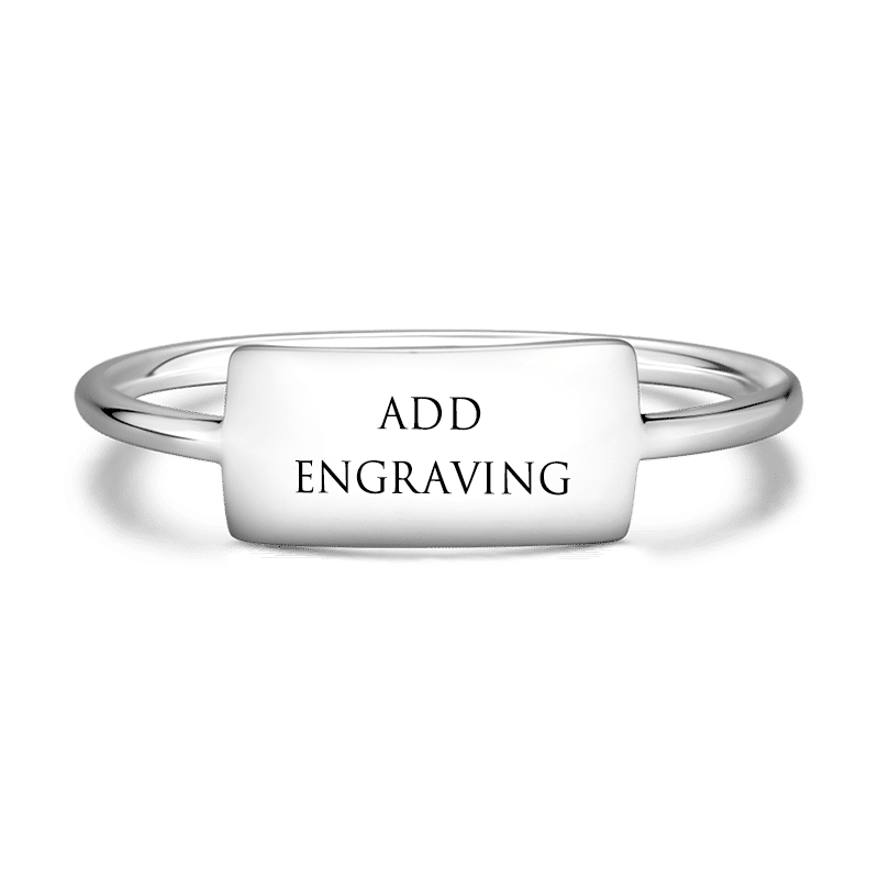 Personalized Engravable Expressing Love Ring 925 Sterling Silver