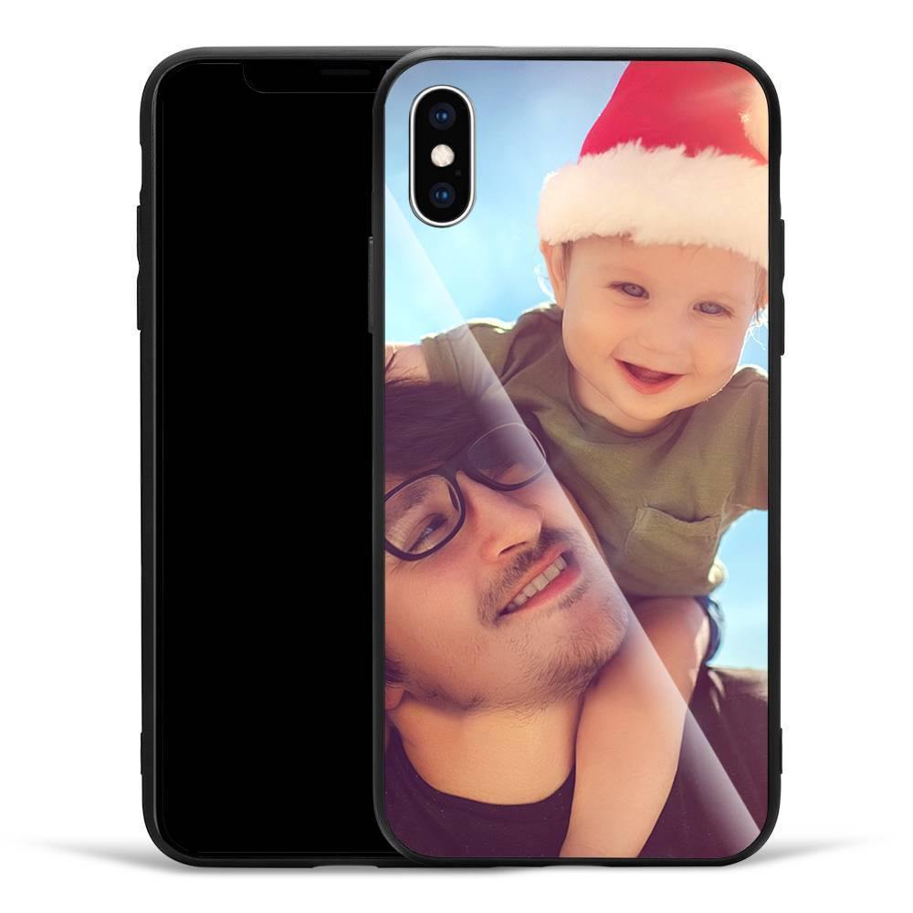 iPhoneX Custom Photo Protective Phone Case - Glass Surface - 