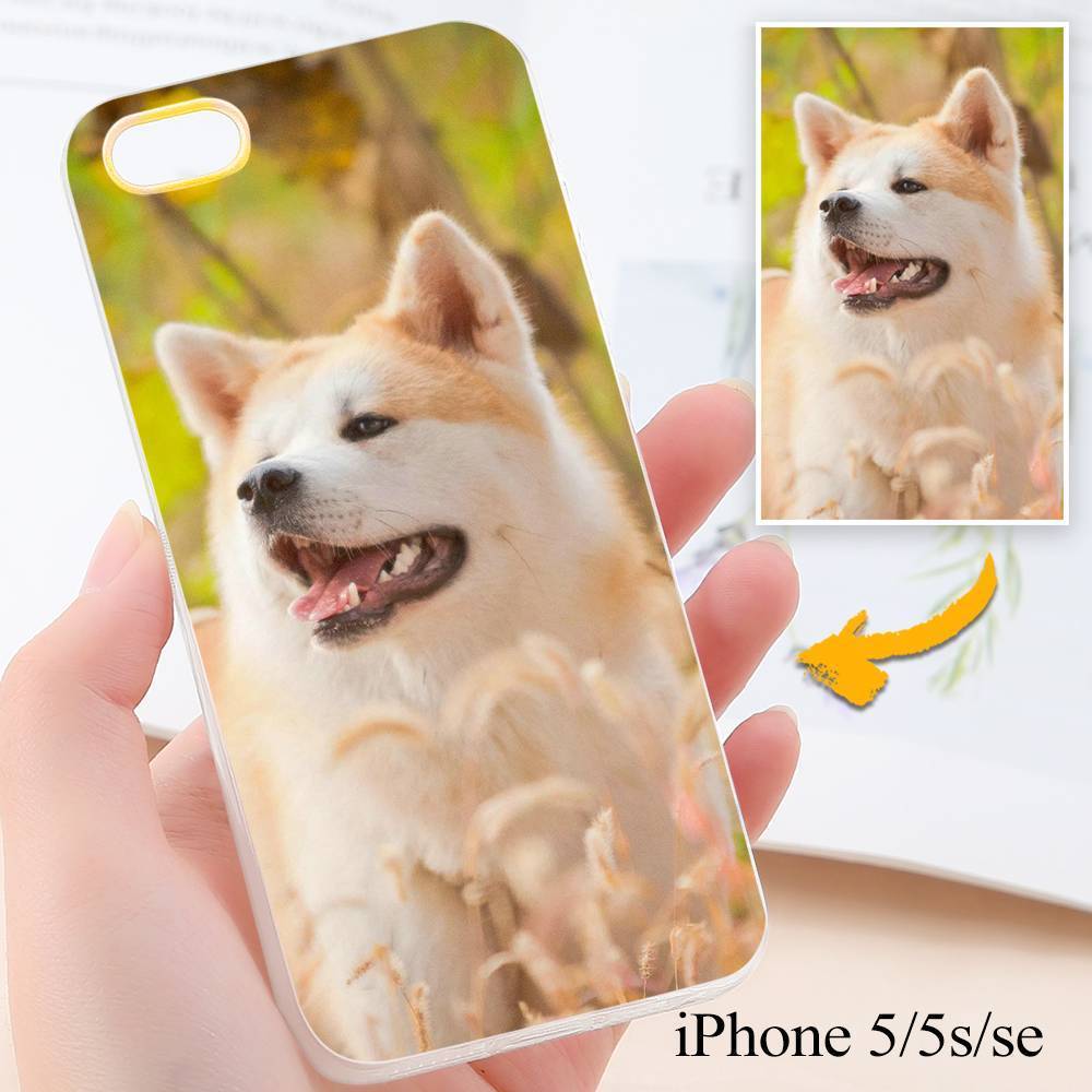 Custom Photo Protective Phone Case White Soft Shell Matte iPhone 12 Pro Max - 