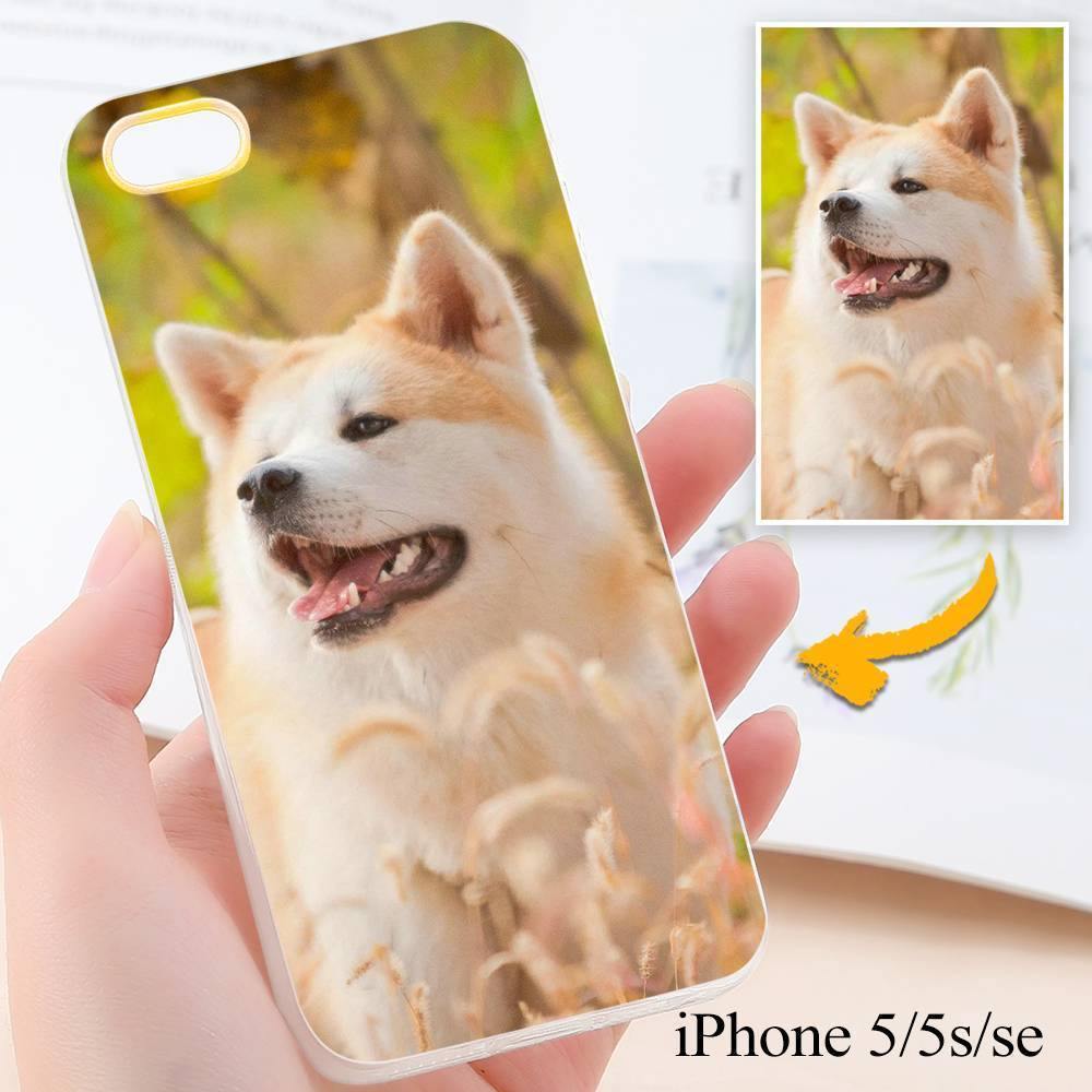 iPhone 5/5S/Se Custom Photo Protective Phone Case Soft Shell Matte - 
