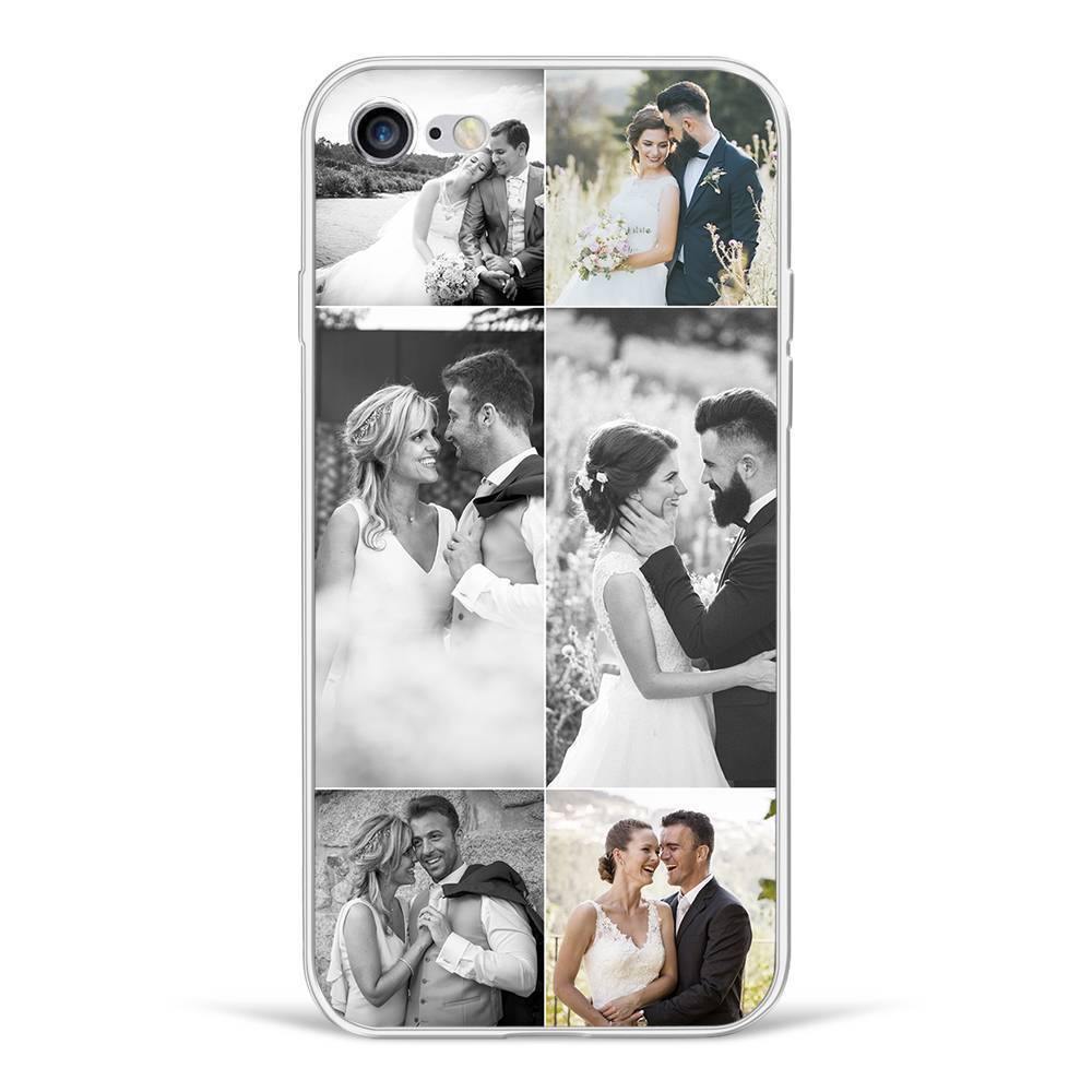 iPhone Xr Custom Photo Protective Phone Case - 6 Pictures Soft Shell Matte -