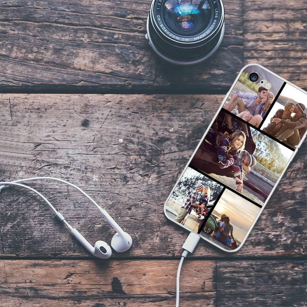 iPhone 6/6s Custom Photo Protective Phone Case - 5 Pictures Soft Shell Matte - 