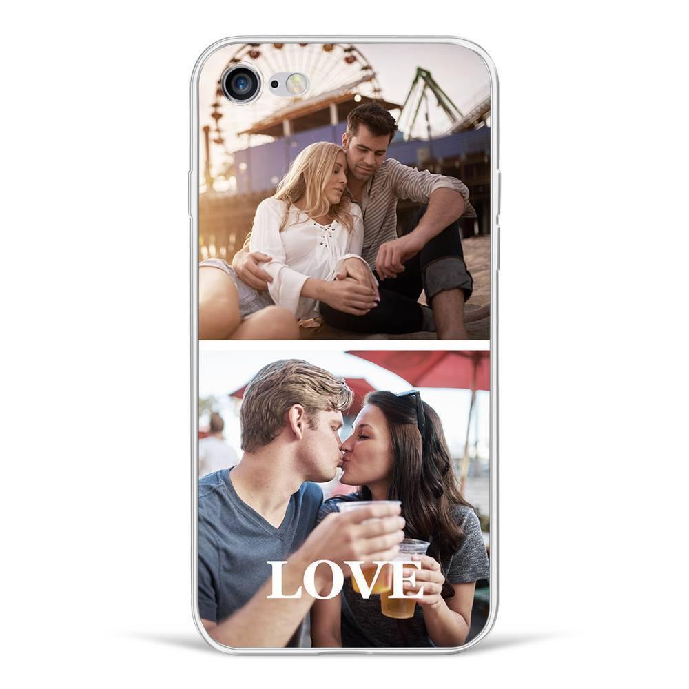 iPhone 6/6s Custom Photo Protective Phone Case - 2 Pictures Soft Shell Matte -