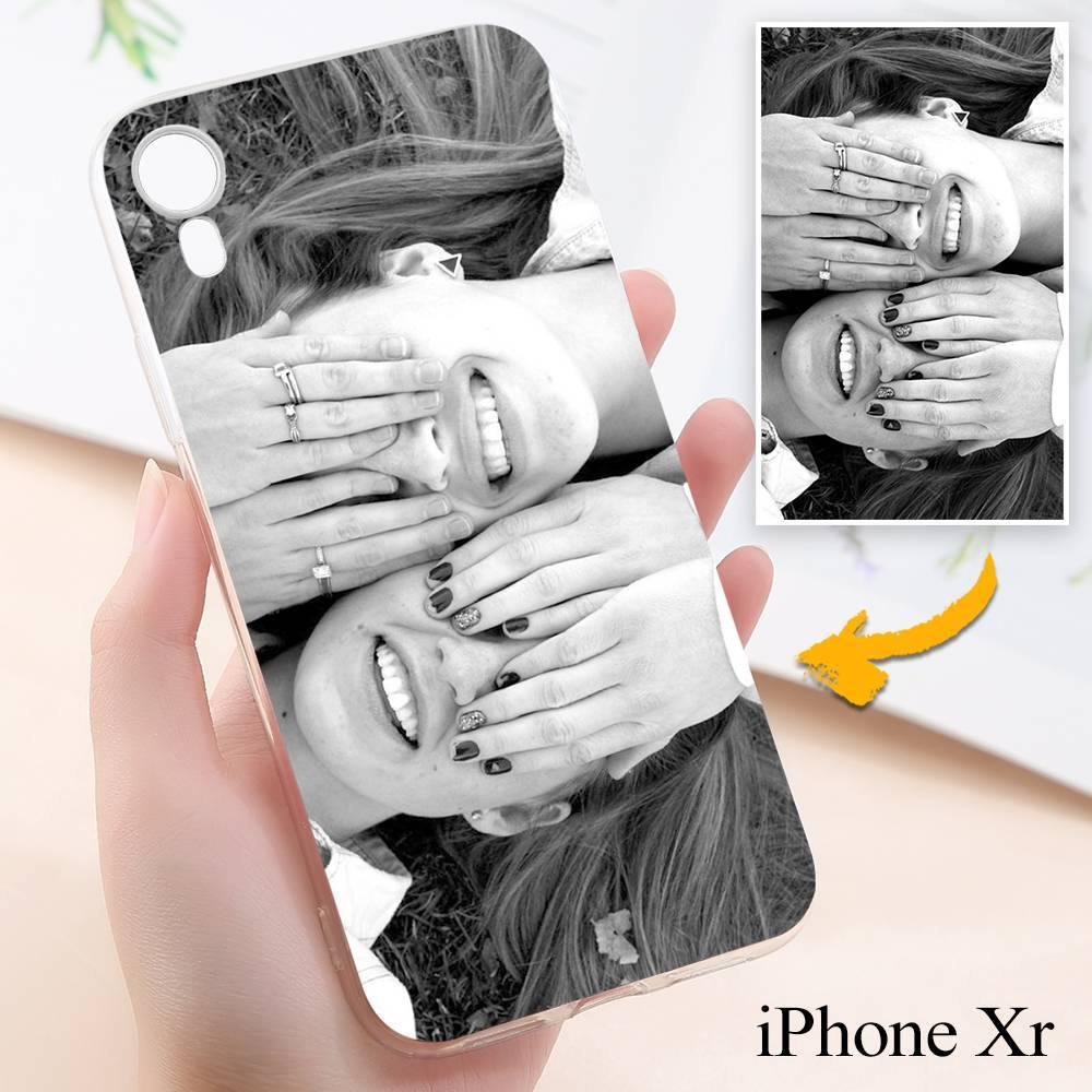 iPhone Xr Custom Photo Protective Phone Case Soft Shell Matte - 