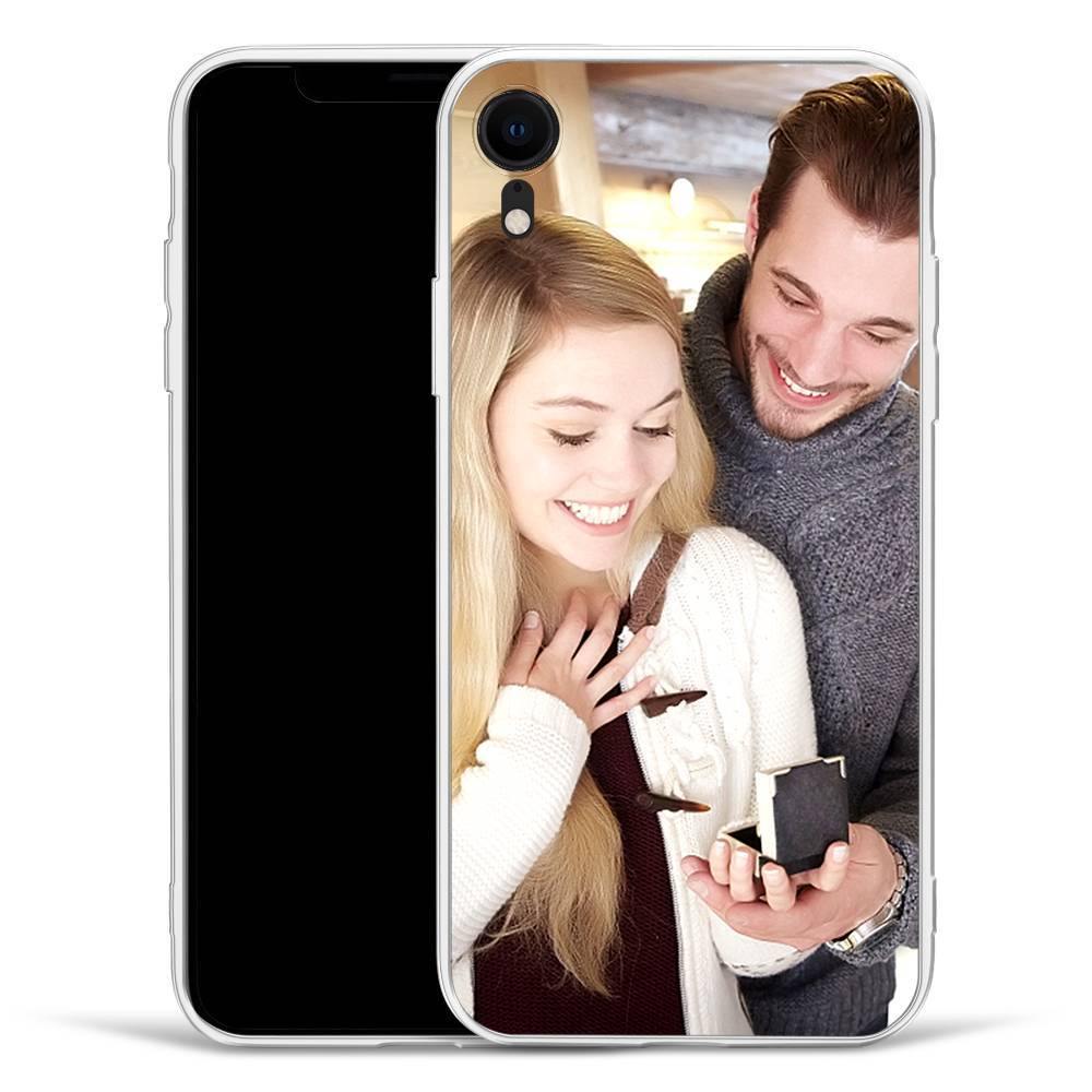 iPhone Xr Custom Photo Protective Phone Case Soft Shell Matte - 