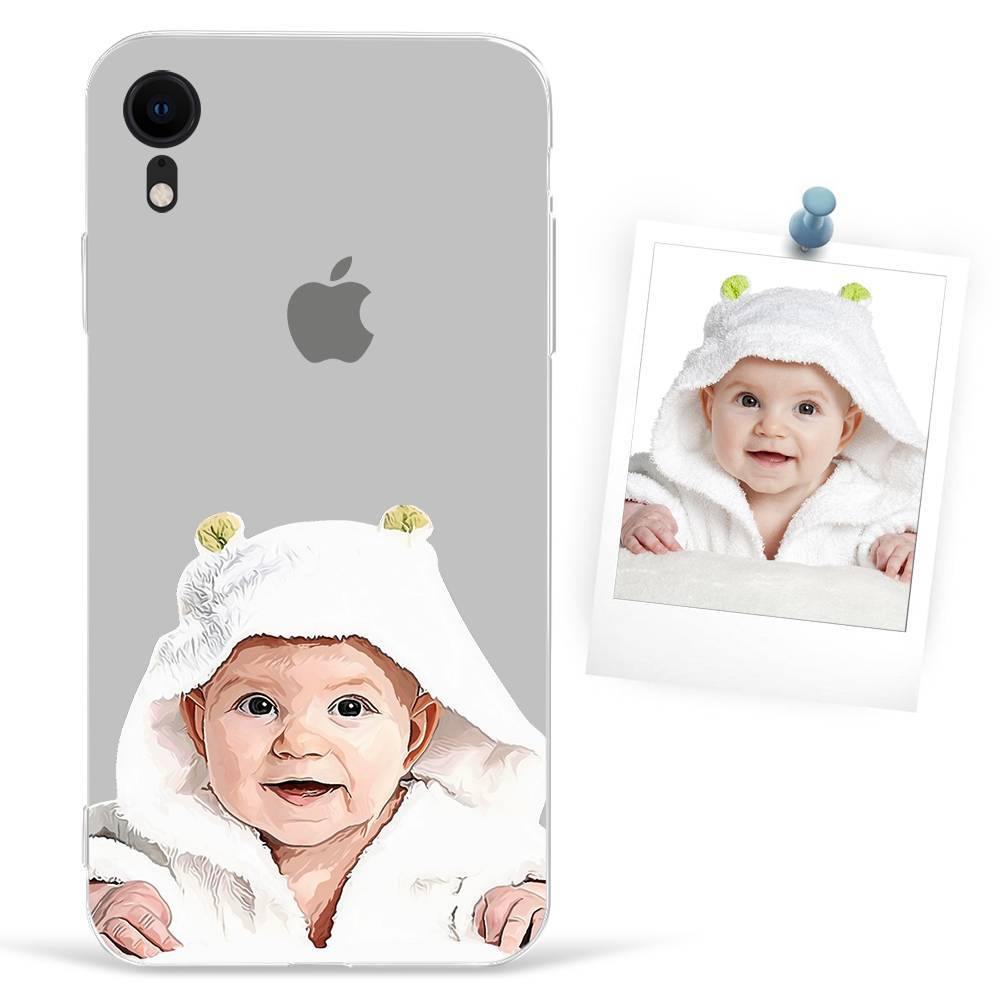 iPhone Xr Custom Photo Protective Anime Phone Case Soft Shell Matte - 