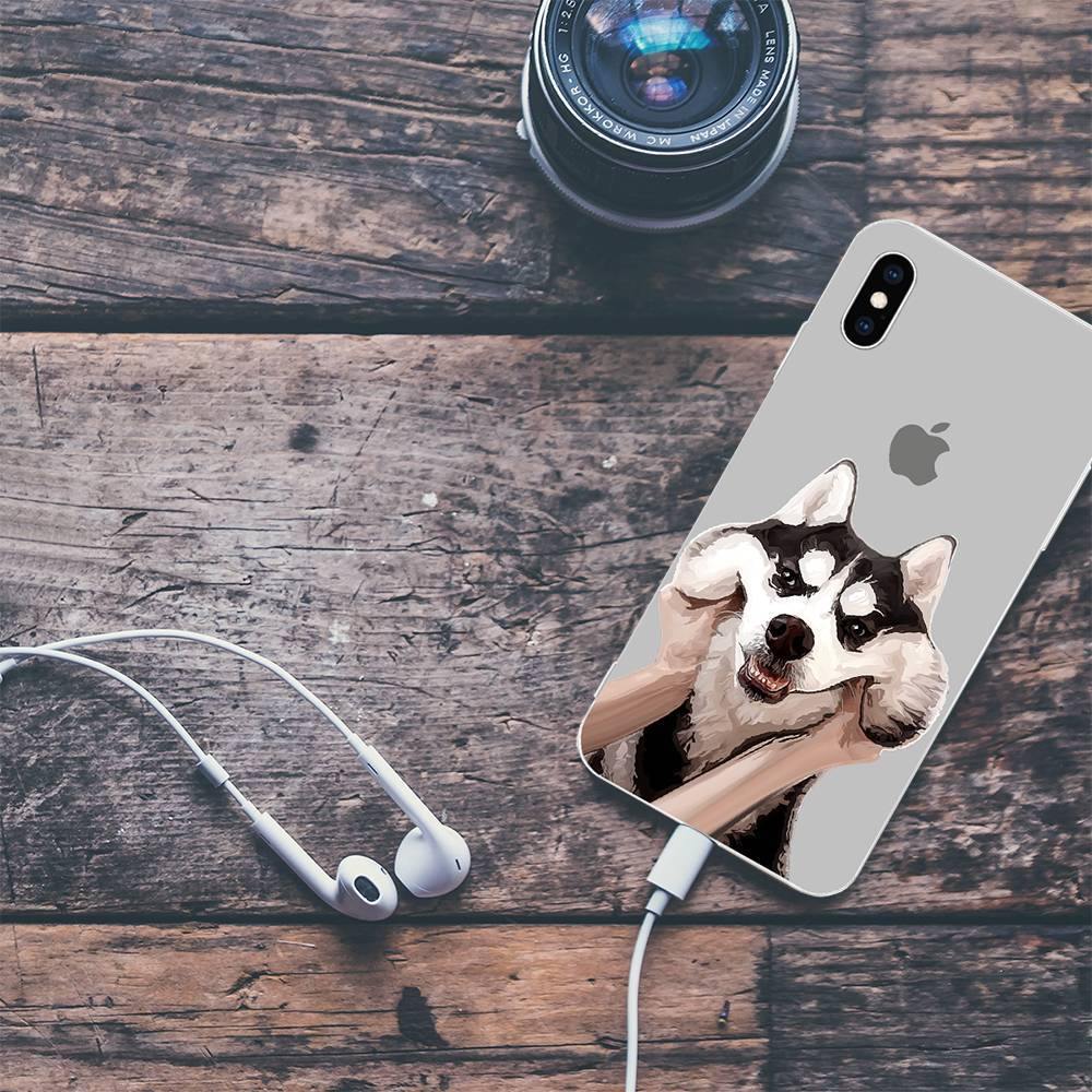 iPhone Xs Custom Photo Protective Anime Phone Case Soft Shell Matte - 