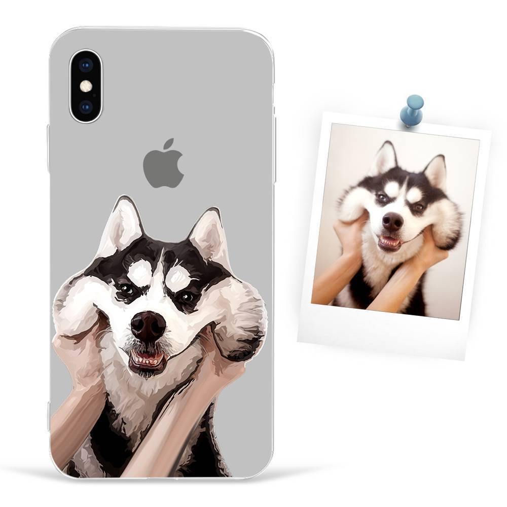iPhone Xs Custom Photo Protective Anime Phone Case Soft Shell Matte - 
